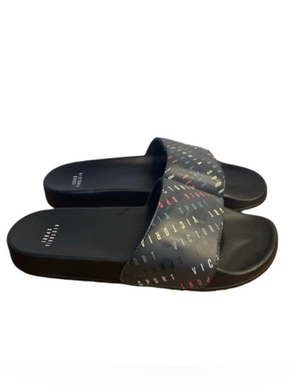 Victoria Secret Sport Womens Sliders Sandals Flip Flops size M
